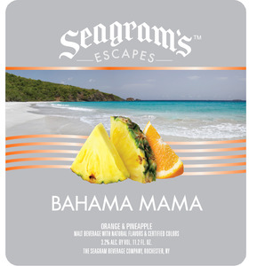 Seagram's Escapes Bahama Mama September 2014