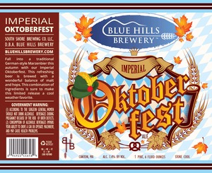 Blue Hills Brewery Imperial Oktoberfest September 2014