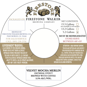 Firestone Walker Brewing Company Velvet Mocha Merlin