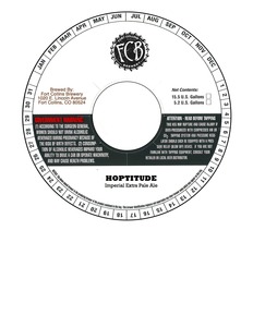 Fort Collins Brewery Hoptitude Imperial Extra Pale September 2014