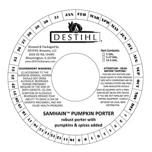 Destihl Samhain Pumpkin Porter