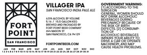 Fort Point Beer Company Villager IPA