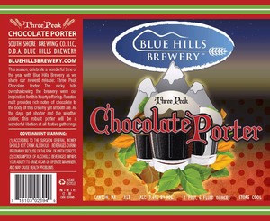 Blue Hills Brewery Three Peak Chocolate Porter September 2014