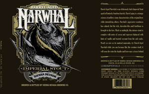 Sierra Nevada Barrel-aged Narwhal September 2014