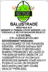 Bayshore Beer Co Balustrade