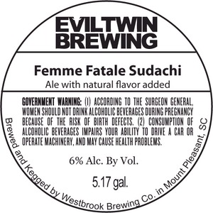 Evil Twin Brewing Femme Fatale Sudachi