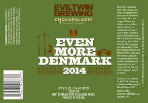 Evil Twin Brewing Even More Denmark 2014 September 2014