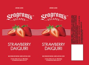 Seagram's Escapes Strawberry Daiquiri September 2014