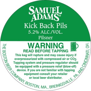 Samuel Adams Kick Back Pils September 2014