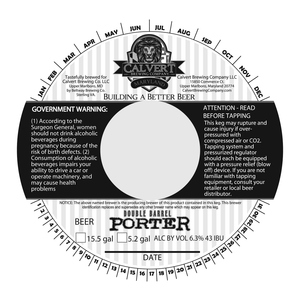 Calvert Brewing Company Double Barrel Porter September 2014