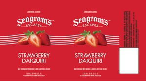 Seagram's Escapes Strawberry Daiquiri September 2014