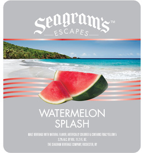 Seagram's Escapes Watermelon Splash September 2014