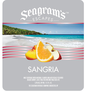 Seagram's Escapes Sangria September 2014