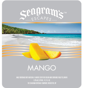 Seagram's Escapes Mango September 2014