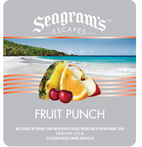 Seagram's Escapes Fruit Punch September 2014