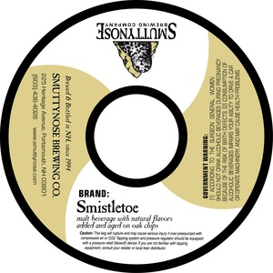 Smuttynose Brewing Co. Smistletoe September 2014