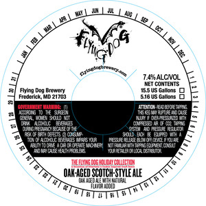 Flying Dog Oak Aged Scotch Style Ale September 2014