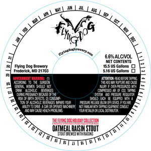 Flying Dog Oatmeal Raisin Stout September 2014