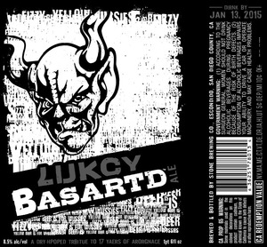 Stone Brewing Co Lucky Basardt September 2014