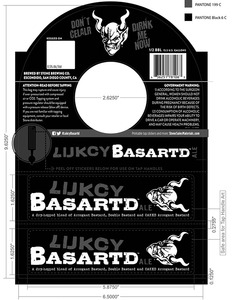 Stone Brewing Co Lucky Basardt Ale September 2014