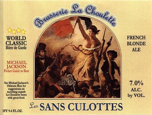 Brasserie La Choulette Les Sans Culottes September 2014