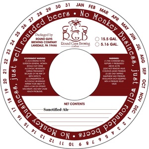 Sanctified Ale September 2014