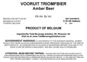 Voorhuit Triomfbier 