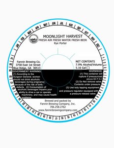 Fannin Brewing Company Moonlight Harvest