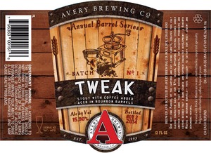 Avery Brewing Company Tweak September 2014
