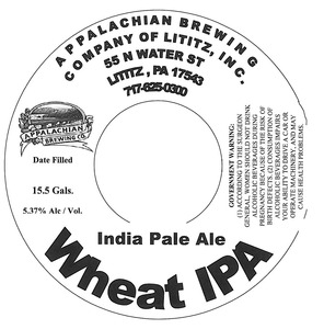 Appalachian Brewing Co Wheat IPA September 2014