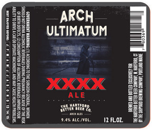 The Hartford Better Beer Co. Arch Ultimatum Xxxx Ale