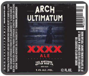 The Hartford Better Beer Co. Arch Ultimatum Xxxx Ale September 2014