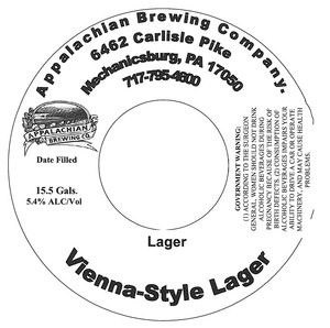 Appalachian Brewing Co Vienna-style September 2014