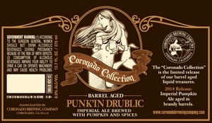 Coronado Brewing Company Barrel Aged Punk'in Drublic