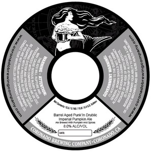 Coronado Brewing Company Barrel Aged Punk'in Drublic September 2014