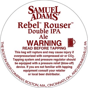 Samuel Adams Rebel Rouser Double IPA September 2014