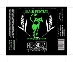 High Sierra Brewing Co., LLC Black Pussykat Imperial Stout