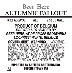 Beer Here Autumnic Fallout