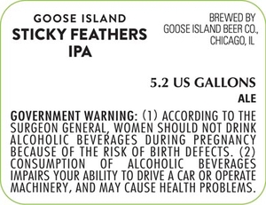 Goose Island Sticky Feathers IPA