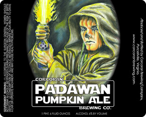 Corcoran Brewing Company Padawan Pumkin September 2014
