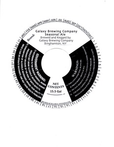 Galaxy Brewing Company Seasonal Ale
