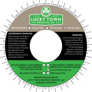 Lucky Town Pub Ale September 2014