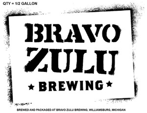 Bravo Zulu Brewing September 2014