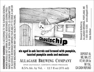 Allagash Brewing Company Ghoulschip September 2014