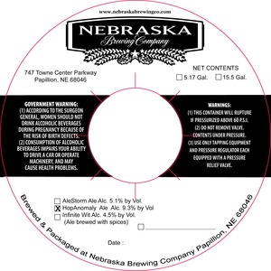 Nebraska Brewing Company Hopanomaly