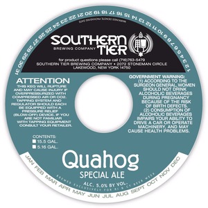 Southern Tier Brewing Company Quahog Special Ale September 2014