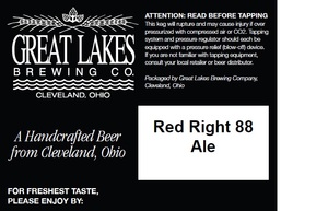 The Great Lakes Brewing Co. Red Right 88