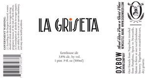 Oxbow Brewing Company La Griseta October 2014