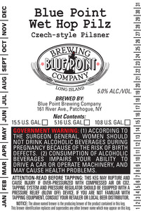 Blue Point Wet Hops Pilz September 2014