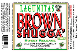 The Lagunitas Brewing Company Brown Shugga September 2014